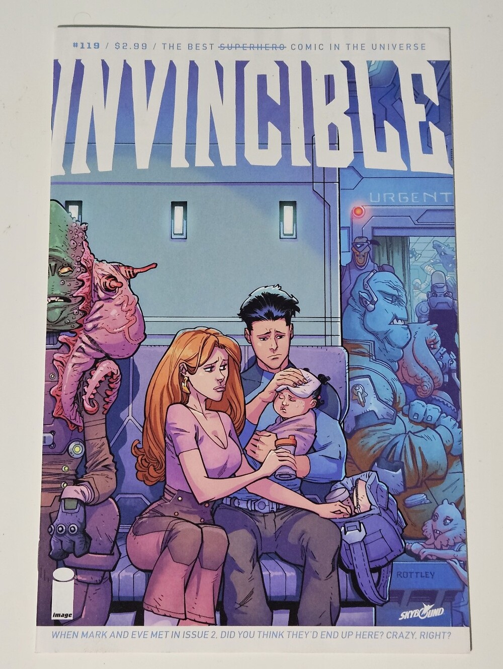 Invincible #119 (Image Comics, 2015) Robert Kirkman Ottley Rathburn Beaulieu